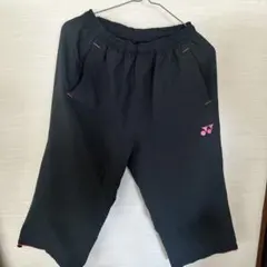 YONEX ブラック パンツ 7分丈 Mサイズ