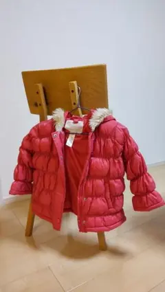 値下げ ジンボリー GYMBOREE コート ダウンコート XS(3-4)中古品