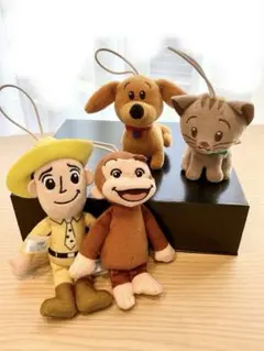 おさるのジョージ　ぬいぐるみ4点セット