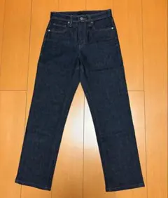【ユニクロ 】スリムストレートハイライズジーンズ23 NAVY