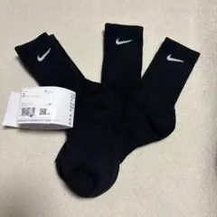 NIKE Everyday クルーソックス 3足組 ブラック M
