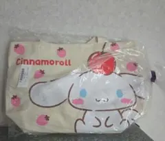 サンリオ シナモロール 帆布マチ付きバッグ ランチトート