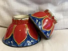 花笠　やちむん　5寸 Amazon | フルセット 沖縄 幸陶器 やちむん 花笠マカイ 4種類