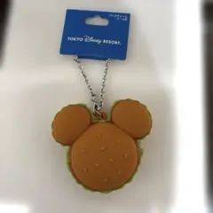 東京ディズニーリゾート　シリコンチャーム　ミッキーハンバーガー　バッグチャーム