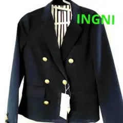 タグ付新品♦INGNI（イング）金ボタン 紺ブレ　ネイビー　ダブルジャケット