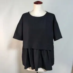 サマンサモスモス 半袖 トップス ブラック Fサイズ Samansa Mos2のサムネイル