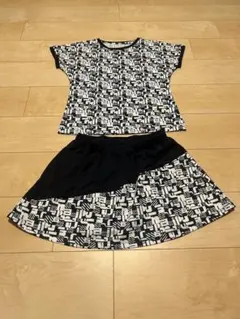 【上下サイズ違い】プリンス prince テニスウェア セットアップ S/Mのサムネイル