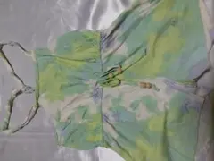 タイダイ オーバーオール グリーン系120㎝