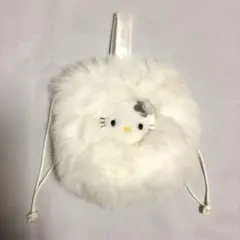 サンリオ ハローキティ ミニ巾着バッグ ファー カオハナ 平成レトロ
