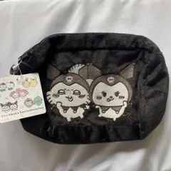 ちいかわ×サンリオキャラクターズ モモンガクロミ ポーチのサムネイル