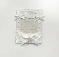 推し活トレカケース レースデコ B8硬質ケース 白 天使