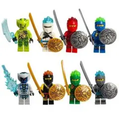 レゴ互換　レゴニンジャゴー キャラクター　ベビベビ族 8体セット 武器付き