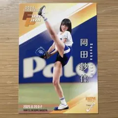 BBM2025 FUSION プロ野球カード 始球式カード 岡田紗佳