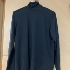 新品サマンサモスモス2 blue ブラックタートルネック トップス 抗静電気