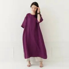 新品 crea delice リネン 麻 ワンピース fog Lisette