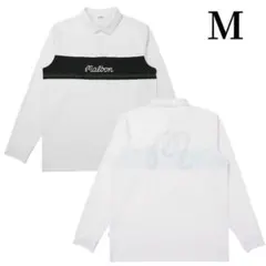 白色M マルボンゴルフ ポロシャツ シャツ メンズウェア 快適な速乾 長袖 白色M マルボンゴルフ ポロシャツ シャツ メンズウェア 快適な速乾