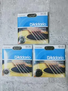 D'Addario EXP16 アコースティックギター弦 3パック