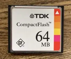 TDK CompactFlash 64MB 日本製 コンパクトフラッシユ