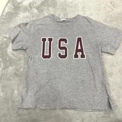 GU⭐︎USAロゴ Tシャツ 140㎝
