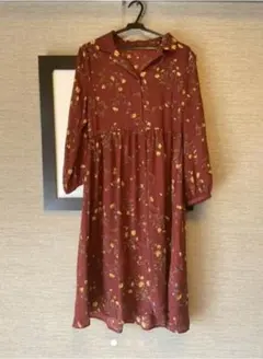 最終値下げ　花柄ワンピース イング