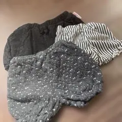 モノトーン ベビー用パンツ 3点セット