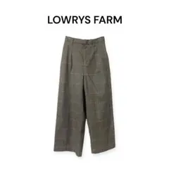 【ローリーズファーム】 ワイドパンツ チェック size M