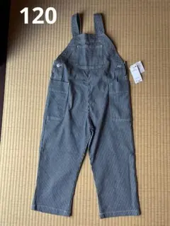 未使用品　120 デニムオーバーオール　タグ付き