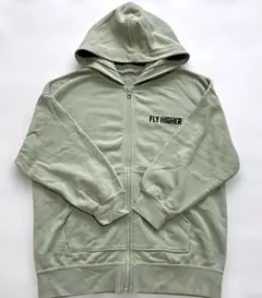 【新品未使用】GU キッズ 130ジップアップパーカー FLY HIGHER