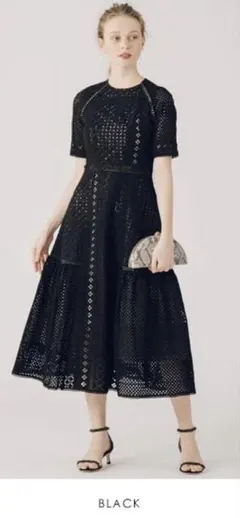 セルフォード　コットンエンブレースワンピース36