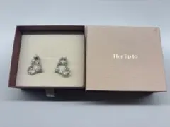 ハーリップトゥ ピアス Crystal HeartShaped Pierces