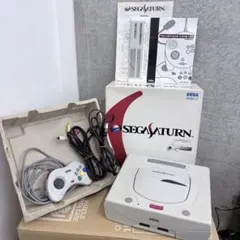箱付 説明書 保証書 チラシ付 セガサターン 本体 - メルカリ