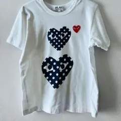PLAY COMME des GARÇONS ハートロゴ Tシャツ L