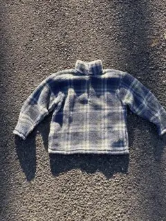 80s L.L. Bean チェック柄 フリースジャケット