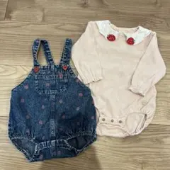 いちご　ロンパース　セット