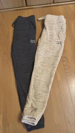 BILLABONG ビラボン　ニットスウェットパンツ2本セット！