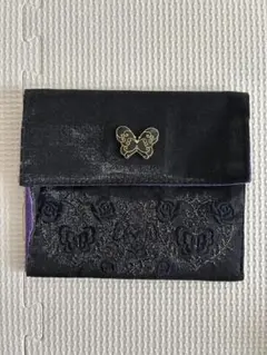 ANNA SUI バタフライ刺繍 ティッシュケース