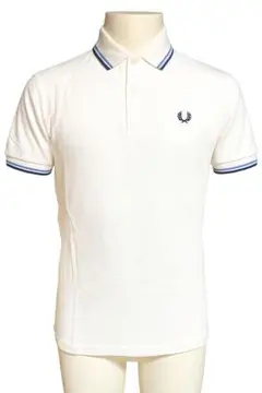 【お値下げ中です！】フレッドペリー M12 ポロシャツ 白 S 英国製 美品