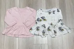 チュニック　ロンT まとめ売り　サイズ80 女の子　保育園　春秋