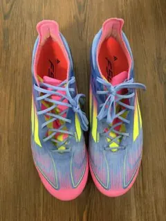 adidas F50 サッカースパイク ブルー ピンク - メルカリ