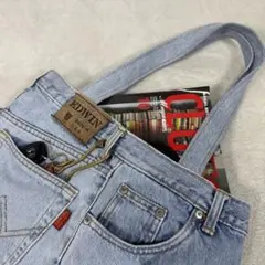 デニム ハンドメイド トートバッグ 【A4可】 ユニセックスのサムネイル