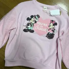 ⭐︎最終値下げ⭐︎ 新品未使用　ミッキー　ミニー　トレーナー　120 ディズニー