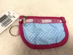 【新品未使用タグ付き】LeSportsac 水玉ポーチ2点コインポーチ