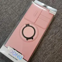 ピンク スマホケース Galaxy S23 Ultra リング付き