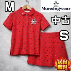 【早い者勝ち✨】マンシングウェア シャツ&スカート セットアップ M&S 総柄