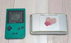 ゲームボーイポケット グリーン & DS シルバー　ジャンク品