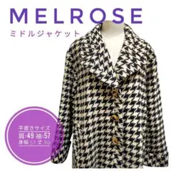 【美品】メルローズ MELROSE コート ジャケット 男女兼用 大きいサイズのサムネイル