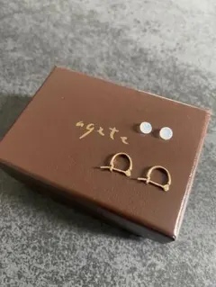 フープピアス ピアス(両耳用)