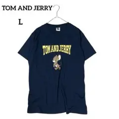 TOM AND JERRY キャラT ストリート カジュアル レトロ L ビッグ