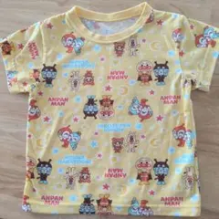 ANPANMAN ベビーパジャマ 腹巻付き イエロー 95cm