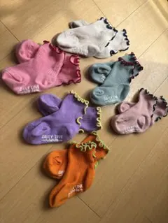フリル付きベビー靴下6点セット 9~13cm